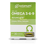 Omega 3 6 9 Aceite Extra Virgen De Aguacate 30 Caps Solanum