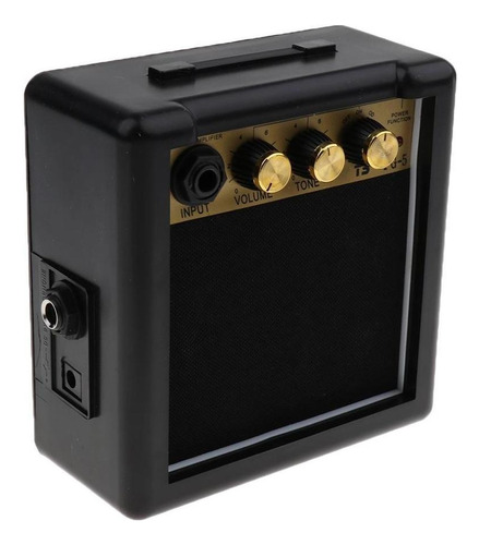 Mini Portátil 5w 9v Guitarra Eléctrica Práctica Amp