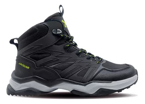 Bota De Trekking Jaguar 3054 Negro De Hombre