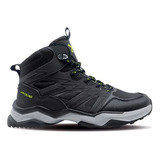 Bota De Trekking Jaguar 3054 Negro De Hombre