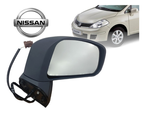 Retrovisor Derecho Para Nissan Tiida Del 2004 Al 2009 Foto 2