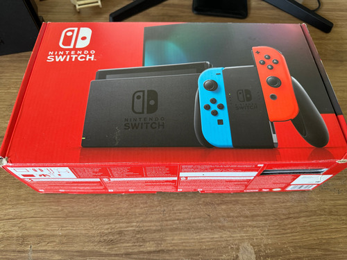 Nintendo Switch V2 Desbloqueado Via Chip + Sd 128gb + Case