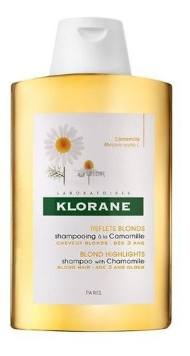 Klorane Shampoo Camomille (reflejos Rubios) X 200 Ml.