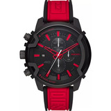 Reloj Diesel Griffed Dz4530 Cronógrafo Rojo Hombre Original 