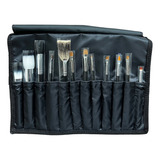 Kit Riñonera + Pinceles Profesionales Maquillaje 514 Heburn