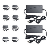 10x 12v 10a Fonte De Alimentação Bivolt Ac/dc- Power Adapter