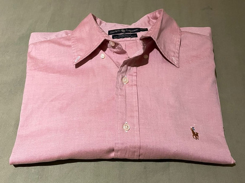 Camisa Polo Ralph Lauren Rosa Lisa - Hombre Talle Xxl 