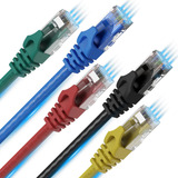 Cable Ethernet Cat6 (6 Pies) Lan, Utp Cat 6 Rj45, Red, Parch