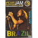 Pearl Jam Live In São Paulo Dvd Original Lacrado
