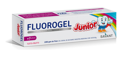 Fluorogel Junior Gel Tutti Frutti X60g