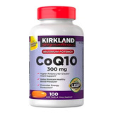 Coenzima Q10 300 Mg . Kirkland, 100 Cápsulas Blandas
