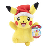 Nintendo ® Jazwares Peluche Pikachu Navideño Pokemon 22cm
