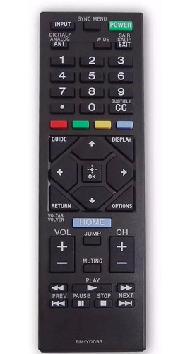 Control Remoto Para Sony Led Smart Tv Rm-yd093 Kdl-32r435a