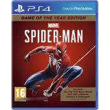 Marvels Spider-man Game Of The Year Edition Ps4 Original Fis