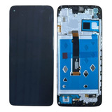 Tela Frontal Display Compatível Moto G9 Power Xt2091 C/aro