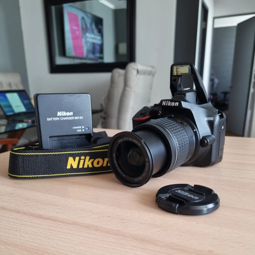 Camara Nikon D3500 + Lente 18-55mm Vr (estabilizado)