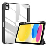 Funda Case Smart Cover  + Mica Cristal Para iPad 10th 10.9 