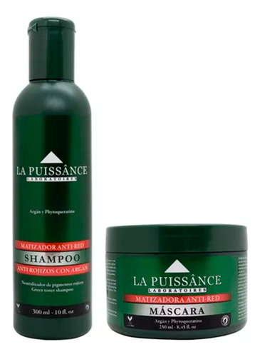 La Puissance Kit Matizador Anti Red Shampoo + Máscara