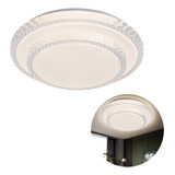 Plafon Cristal Led Sobrepor Luminaria Borda Infinita P/teto