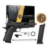 Pistola Airsoft Gbb Full Metal 1911 Redwings Blowback Rossi