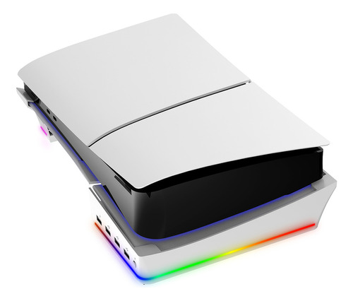 Soporte Horizontal Con Luz Rgb Para Ps5 Slim, Base Estable