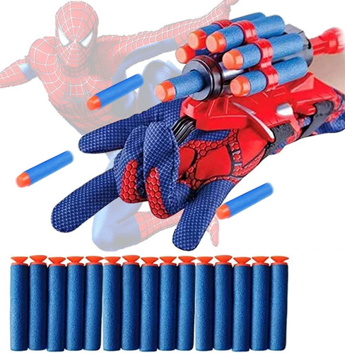 Guantes De Spiderman Para Niños Con Lanzador De Plástico