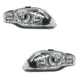 Par Faros Audi A4 2005-2006-2007-08 Cuarto/blco P/xenon Ald