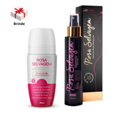 Kit Rosa Selvagem Desodorante Roll-on + Óleo Clareador