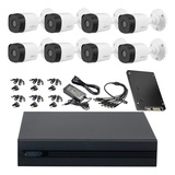 Kit De Seguridad 8 Camaras 2mp Dahua Dvr 8 Canales Disco 1tb