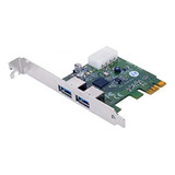 Adaptador De Host De 2 Puertos Superspeed ¿¿usb 3.0 Pci-express Pcie 2.0 (x1)