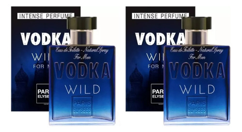 Kit 2 Vodka Wild 100 ml Paris Elysses- Atacado