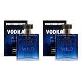 Kit 2 Vodka Wild 100 ml Paris Elysses- Atacado