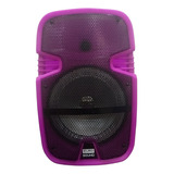 Parlante Grande Portatil Fucsia Bluetooth 8 PuLG Eurosound