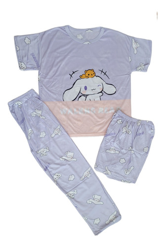 Pijama Cinnamoroll 3 Piezas. Envío Rápido 