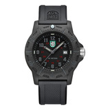 Reloj Luminox G Manta Ray Carbonox X2.2032 Original E-watch Color De La Correa Negro