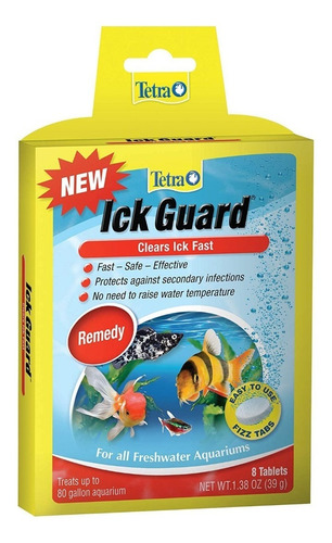 Tetra Ick Guard Medicamento Tratamiento Punto Blanco Peces