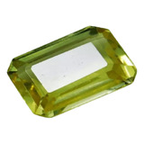 Zafiro 11.20 Ct Natural Amarillo Corte Esmeralda   