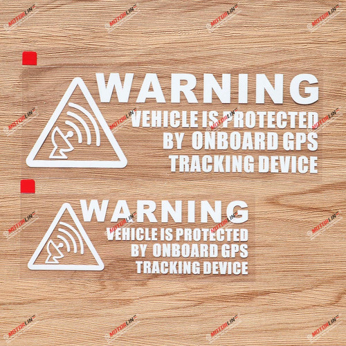 Car Gps Tracking On Board Tracker Warning Security Car Decal