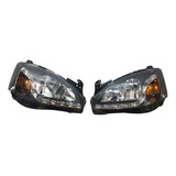 Juego Faros Sport Corsa Tornado 2003-2008  Fondo Negro Leds