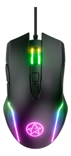 Mouse Gamer Fancy Tech G901, 7 Botones, 6.400 Dpi, Rgb