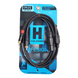 Cable Harden Canon Macho A 2 Plug Rca De 1.5 Metros  Cph-212