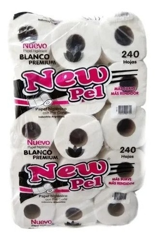 Papel Higienico Newpel 60 Metros X 30 Rollos Premium Blanco