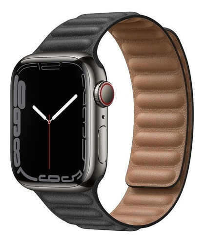 Pulseira Couro Elos Magnético P/ Apple Watch 38/40mm 42/44mm