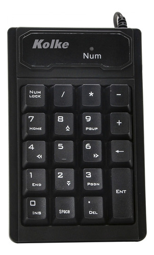 Teclado Pad Numerico Kolke Usb Numpad Laptop Notebook Pc 