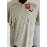 Camiseta Puma Tipo Polo Unicolor Regular Fit Talla Xl