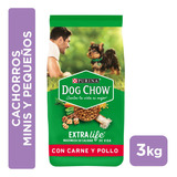 Alimento Dog Chow Salud Visible Cachorro De Raza Mini Y Pequeña Sabor Mix En Bolsa De 3kg