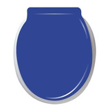 Tapa Inodoro Universal Color Azul Ideal Oval Cu