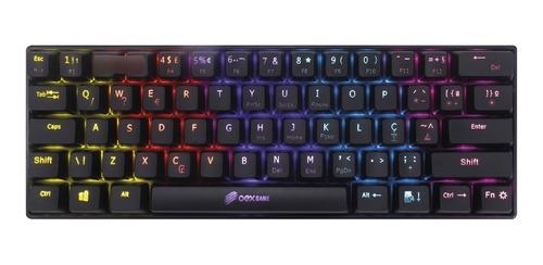 Mini Teclado Gamer Mecanico Outemu Red Preto Ziggy