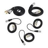 Cable Divisor De Audio Para Bocina Xlr De 3 Pines Macho A 2