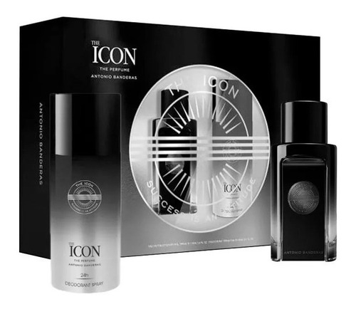 The Icon Edp Antonio Banderas Set 100ml Perfumesfreeshop! 